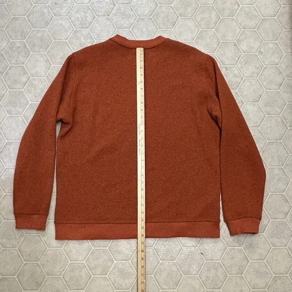 Men’s XL Topo Designs Technical Hybrid Wool Blend Crew Neck Sweater